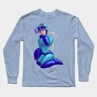 Darkstalkers Felicia in MegaMan Costume Long Sleeve T-Shirt